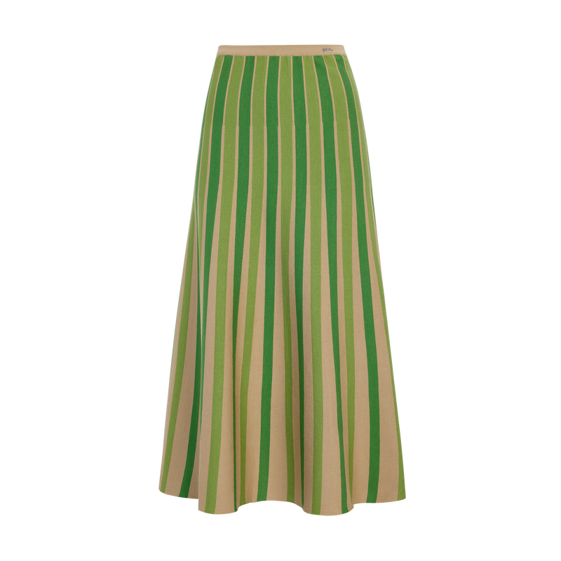 Skirt , Heritage Green - Fluid knit  - View 1 of  1