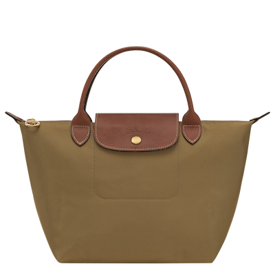 Le Pliage Original S Handbag , Olive - Recycled canvas
