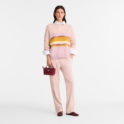 Le Pliage Green 化妆包 , 石榴色 - 再生帆布