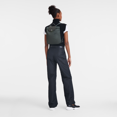 Le Pliage Green M 双肩背包 , 石墨黑 - 再生帆布