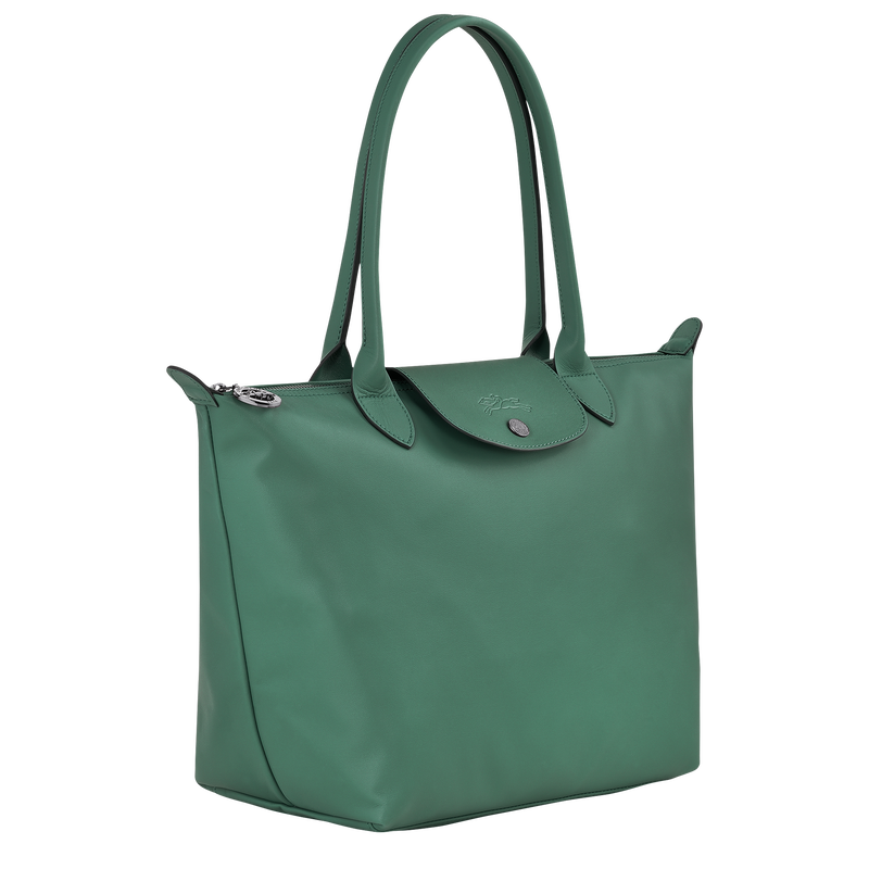 Le Pliage Xtra M Tote bag , Sage - Leather  - View 3 of  4