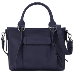 Longchamp 3D S 手提包 , 浆果紫 - 皮革