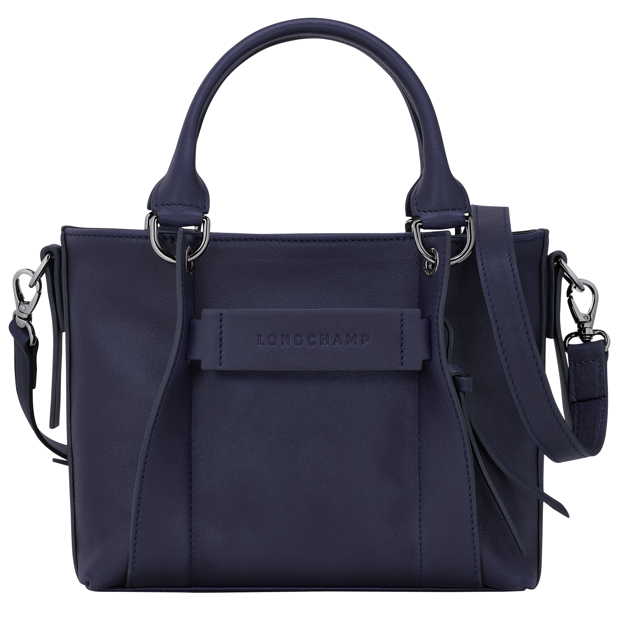 Longchamp 3D 手提包 S, 浆果紫
