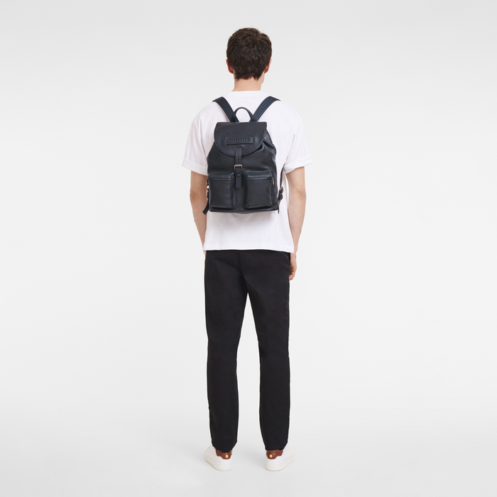 Longchamp 3D Backpack M, Midnight Blue