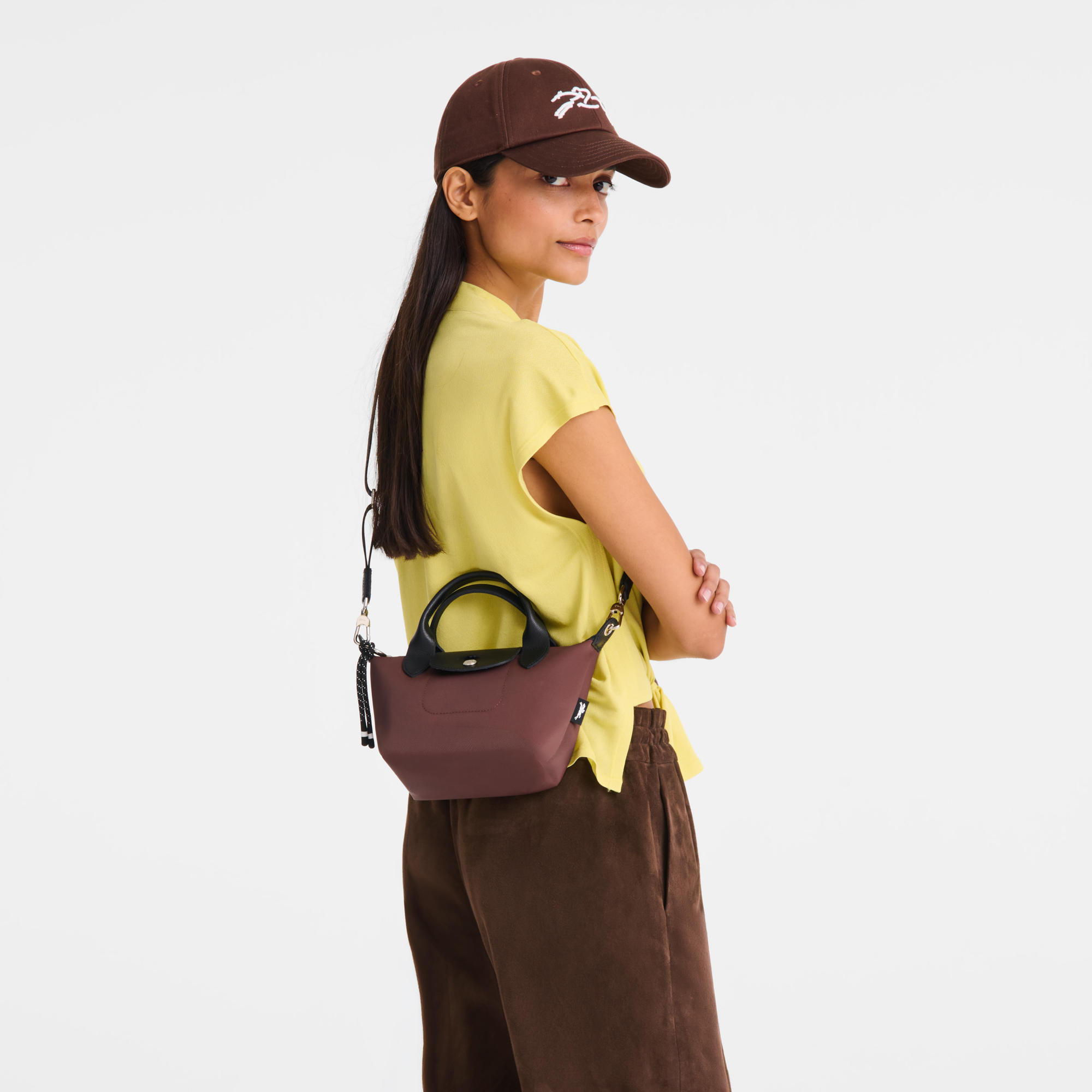 Le Pliage Energy Handbag XS, Cocoa