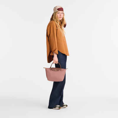 Le Pliage Original S 手提包 , 茶粉色 - 再生帆布