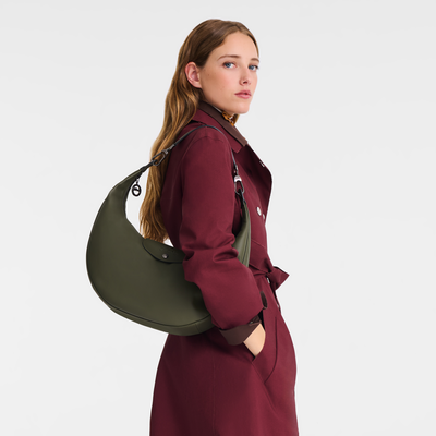 Le Pliage Xtra L Shoulder bag , Fir - Leather