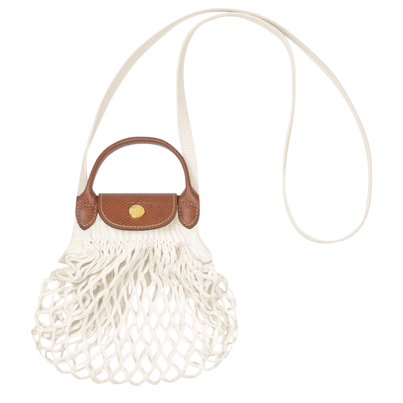 Le Pliage Filet XS Mesh bag , Ecru - Canvas  - View 1 of  6
