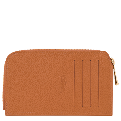 Le Foulonn&eacute; 卡夹 , 琥珀棕 - 皮革