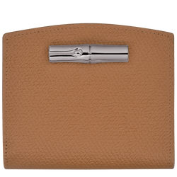 Le Roseau 紧凑型钱包 , 自然色 - 皮革