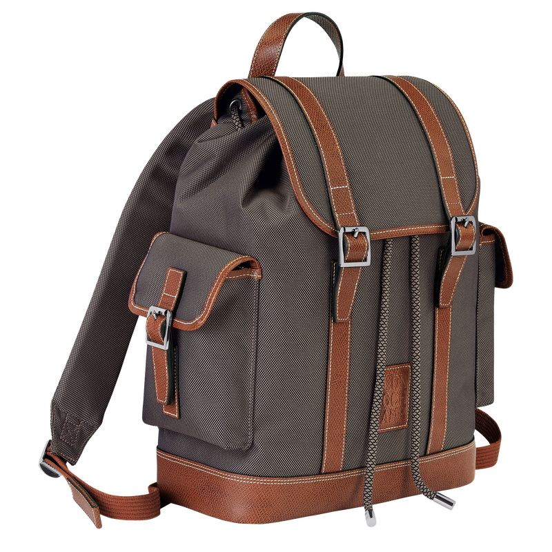 Boxford Backpack , Brown - Recycled canvas  - View 3 of  4