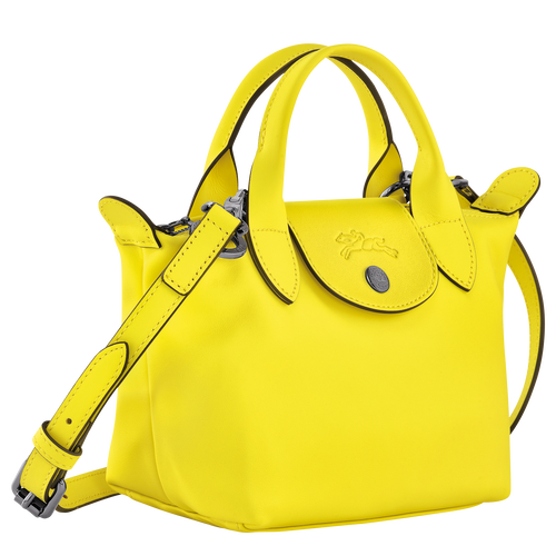 Le Pliage Xtra XS 迷你手提包 , 柠檬黄 - 皮革 - 查看 3 6