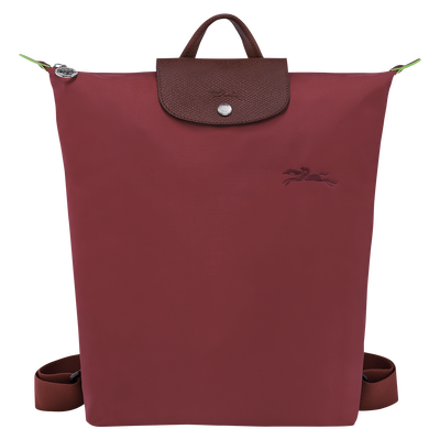 Le Pliage Green M 双肩背包 , 石榴色 - 帆布