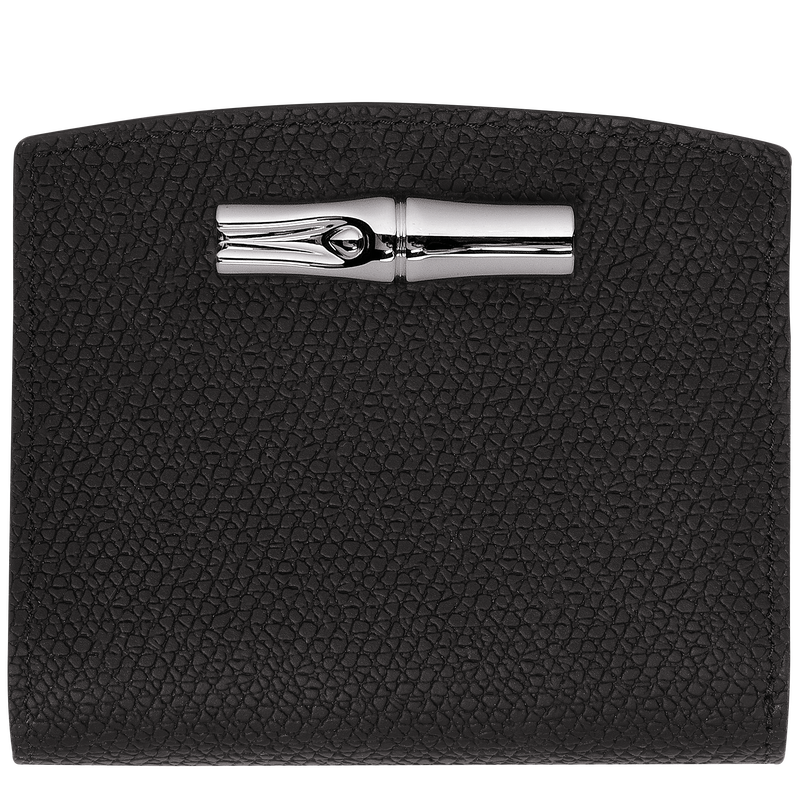 Roseau Wallet , Black - Leather  - View 1 of  4