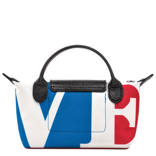 Longchamp x Robert Indiana Pouch , White - Canvas - View 4 of  6
