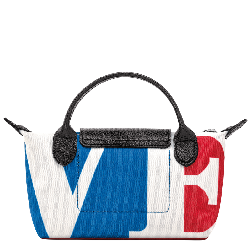 Longchamp x Robert Indiana Pouch , White - Canvas  - View 4 of  6