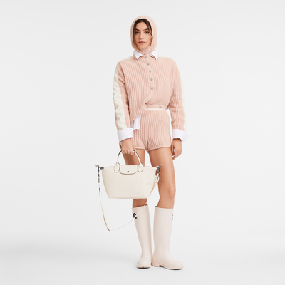 Le Pliage Xtra S 手提包 , 象牙白 - 皮革