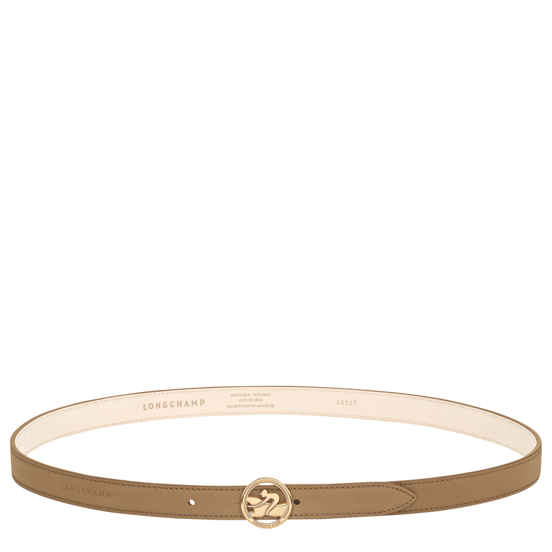 La M&eacute;daille Longchamp 女士皮带 , 沙漠 - 皮革  - 查看 1 3