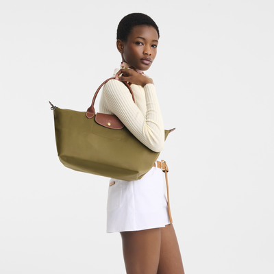 Le Pliage Original 手提包 M, 橄榄绿