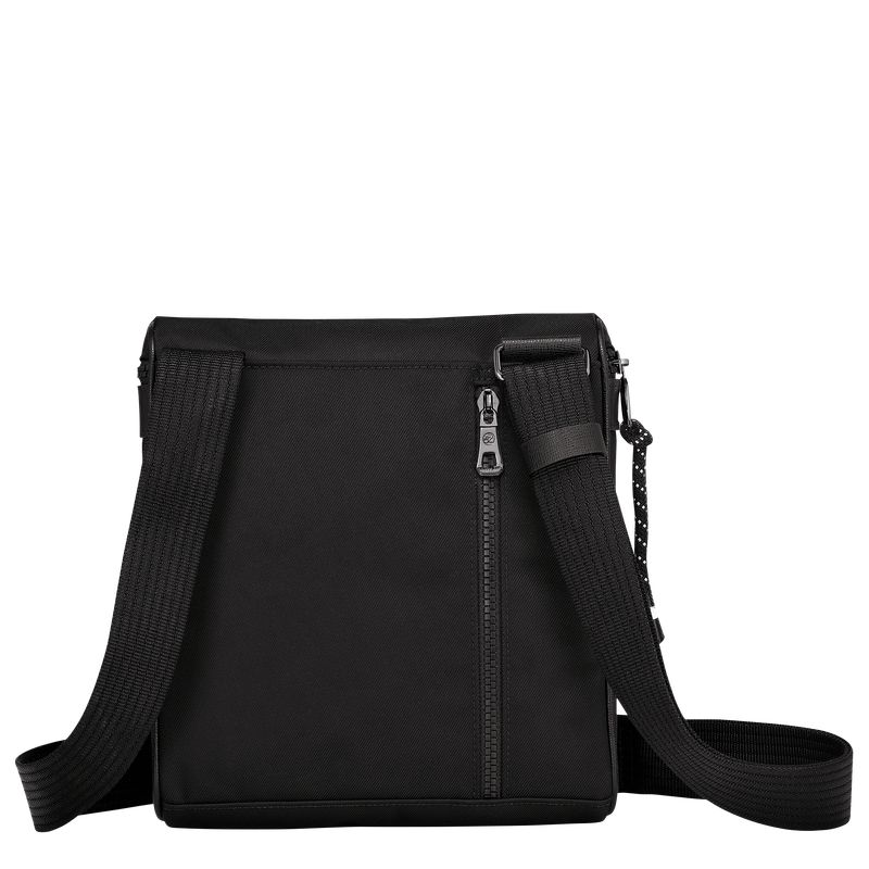 Le Pliage Energy S Crossbody bag , Black - Recycled canvas  - View 4 of  6