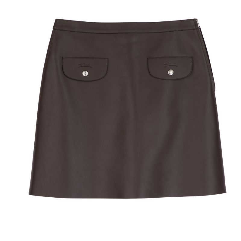 Skirt , Ebony - Leather  - View 1 of  4