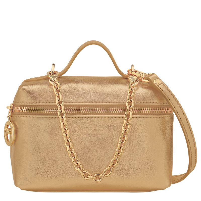 Le Pliage Xtra XS 斜挎包 , 金色 - 皮革  - 查看 1 4