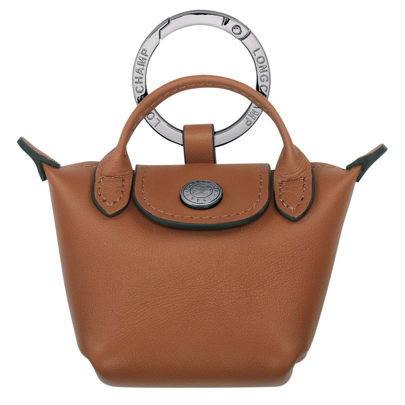 Le Pliage Xtra Key ring , Cognac - Leather  - View 1 of  1