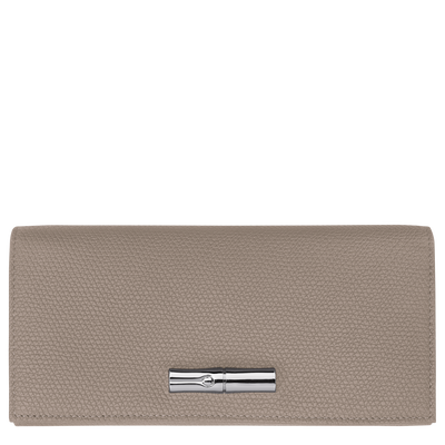 Le Roseau Long continental wallet , Clay - Leather