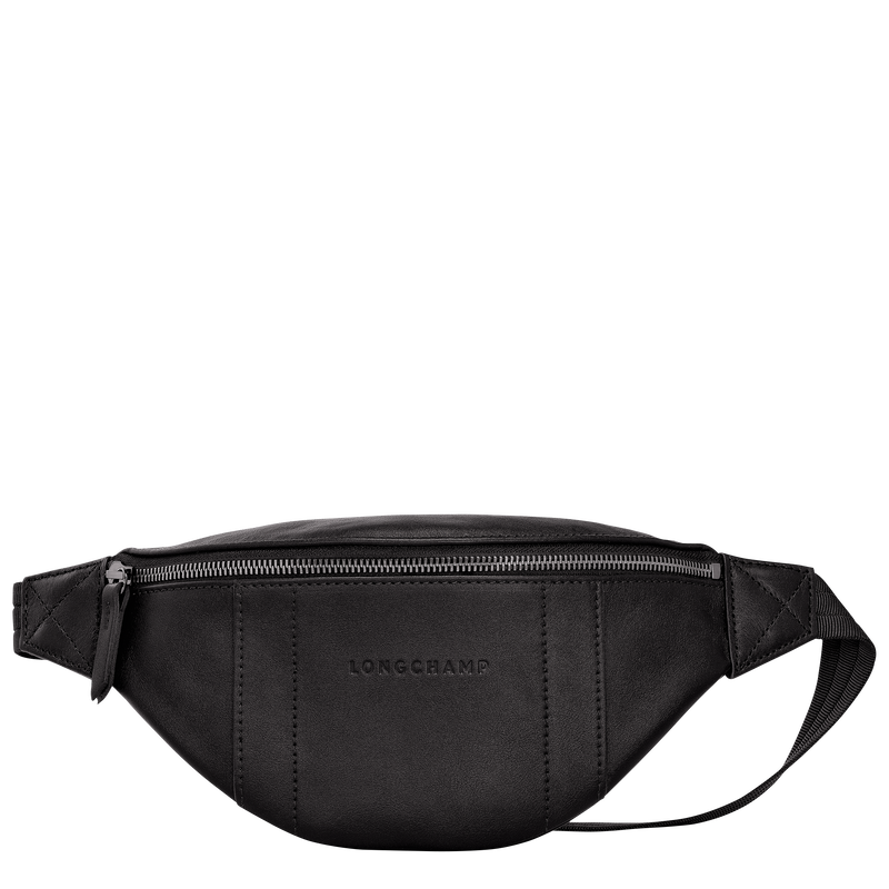 Longchamp 3D S 腰包 , 黑色 - 皮革  - 查看 1 5