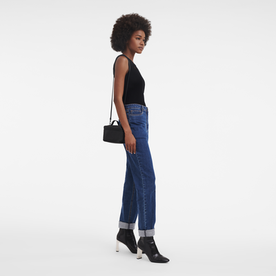 Le Pliage Xtra 迷你斜挎包, 黑色