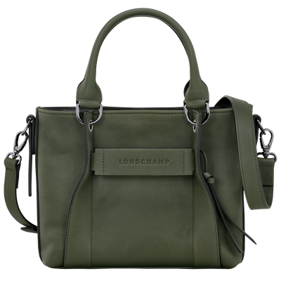 Longchamp 3D S 手提包 , 卡其色 - 皮革