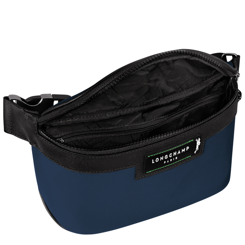 Le Pliage Energy M Belt bag , Navy - Recycled canvas  - View 4 of  5