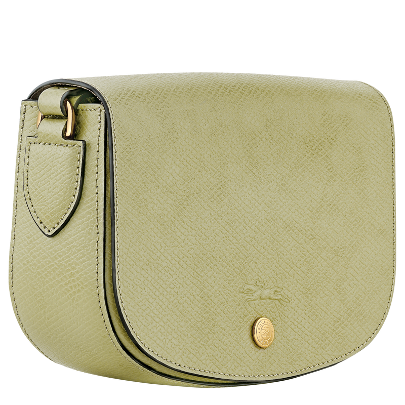 &Eacute;pure S Crossbody bag , Almond Green - Leather  - View 3 of  7