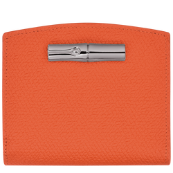 Roseau Wallet , Orange - Leather