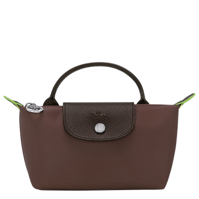 Le Pliage Green 化妆包 , 摩卡色 - 再生帆布