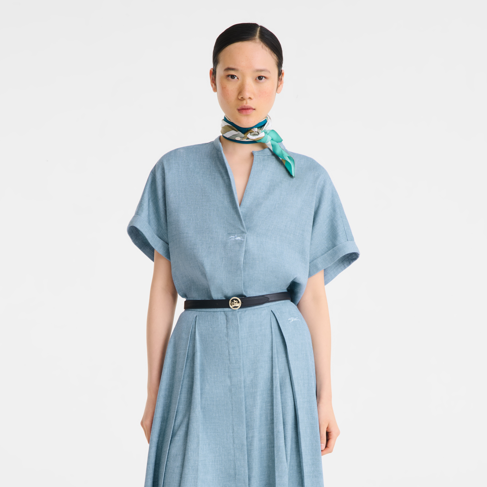 La M&eacute;daille Longchamp Ladies' belt, Black