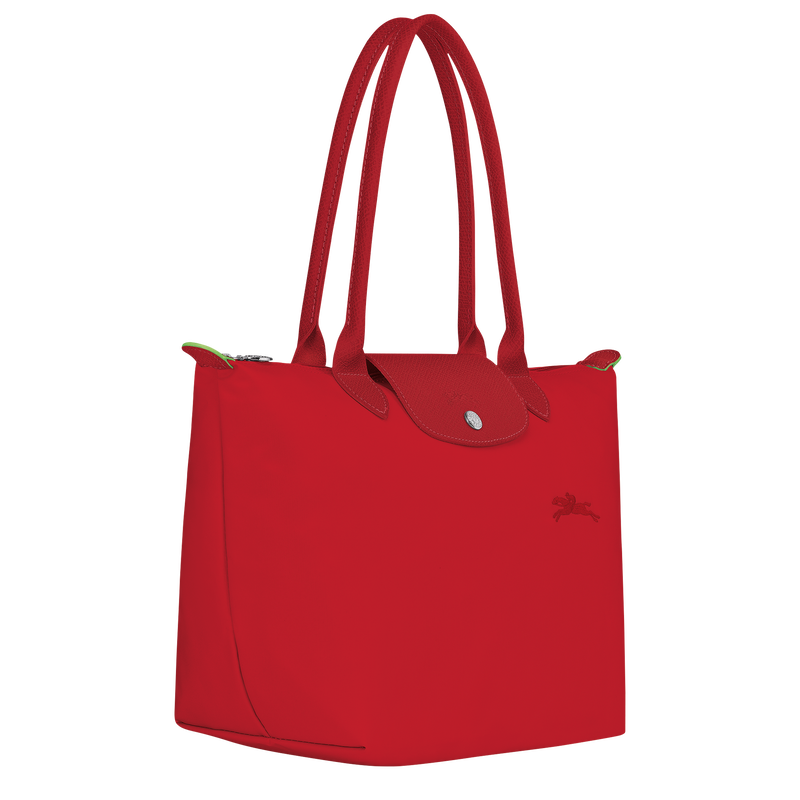 Le Pliage Green M Tote bag , Tomato - Recycled canvas  - View 3 of  7