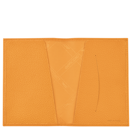 Le Foulonné Passport cover , Apricot - Leather - View 2 of  2