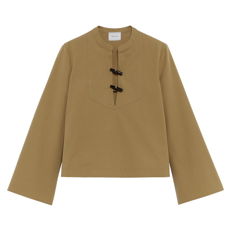 衬衫 , 沙漠色 - 府绸  - 查看 1 1