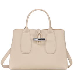 Roseau M Handbag , Paper - Leather