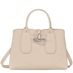Roseau M Handbag , Paper - Leather