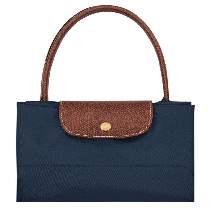 Le Pliage Original L Handbag , Navy - Canvas  - View 7 of  8