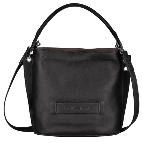Longchamp 3D 斜挎包, 黑色