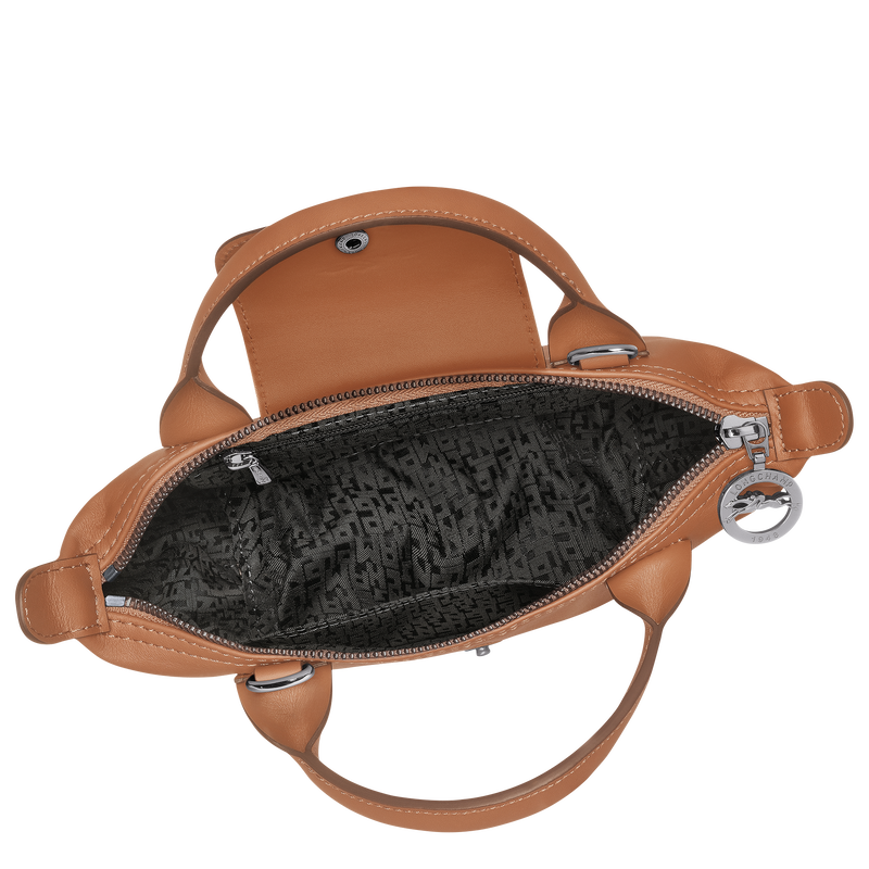 Le Pliage Xtra XS Handbag , Cashew - Leather  - View 5 of  6