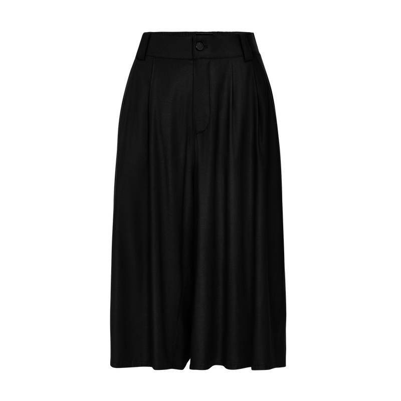 Shorts , Black - Viscose twill  - View 1 of  5