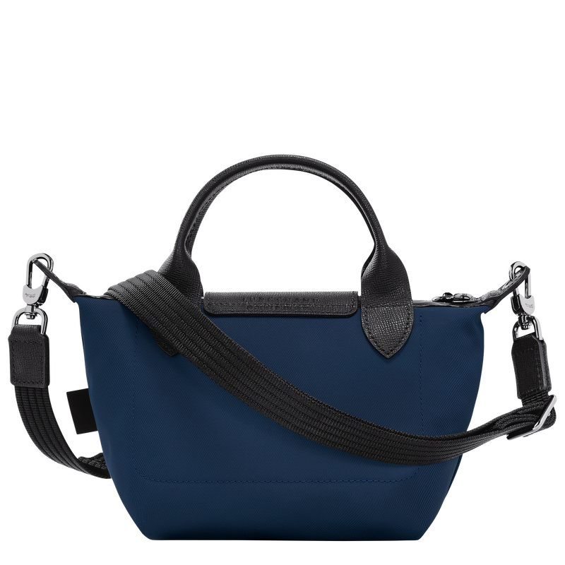 Le Pliage Energy XS Handbag , Navy - Recycled canvas  - View 4 of  6