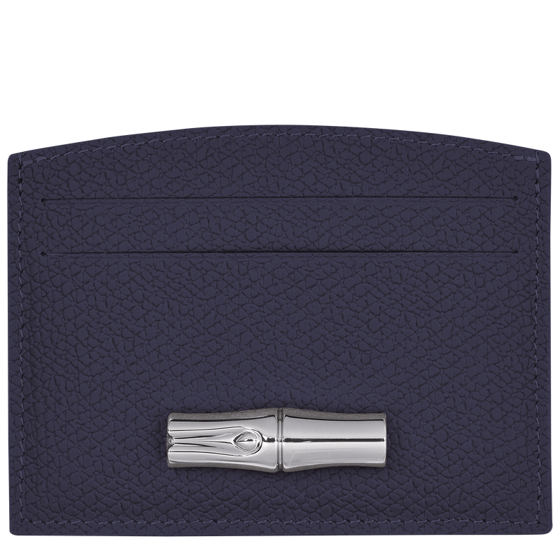 Roseau Card holder , Bilberry - Leather  - View 1 of  2