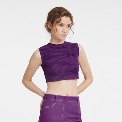 null Sleeveless top, Violet