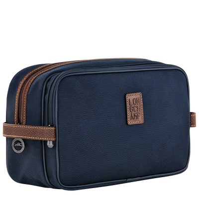 Boxford Toiletry case , Blue - Recycled canvas