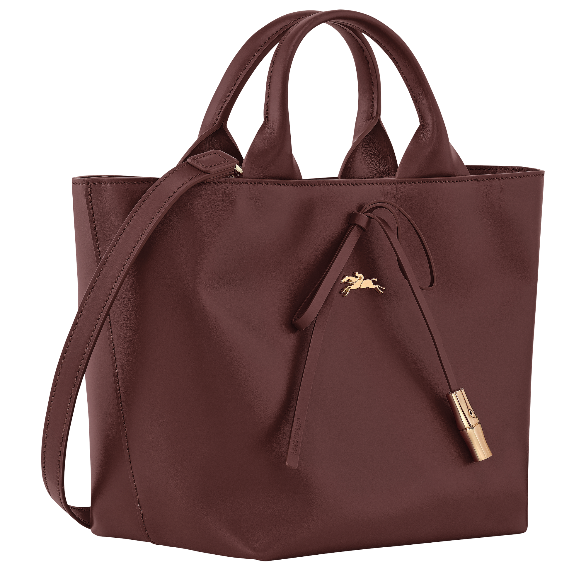 Le Roseau 手提包 S, 勃艮第色